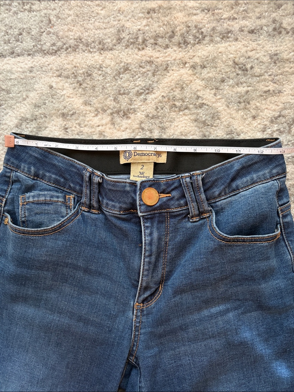 Democracy Women's Bootcut Jeans - Dark Blue Wash - Picture 4 of 6